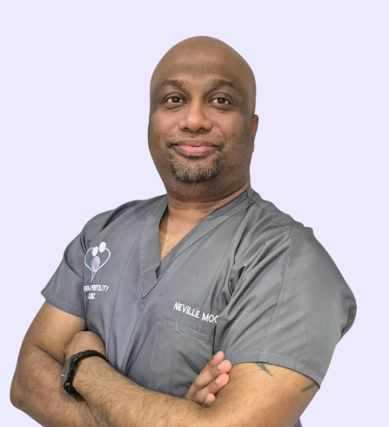 Neville Moodley, Laboratory Director and Embryologist at Durban Fertility Clinic, Durban